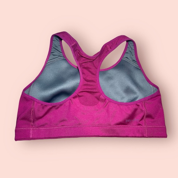 Nike Dri Fit Victory Pink Sports Bra Size M - Picture 2 of 4